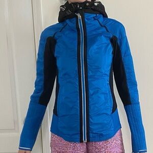 Lululemon Athletica Blue and Black Ski Jacket